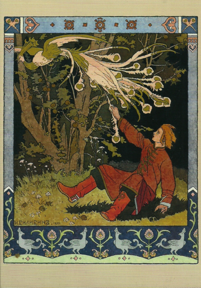 Ivan Bilibin — Feuervogel · Wikimedia Commons (Public Domain) Ivan Bilibin — Feuervogel · Wikimedia Commons (Public Domain)